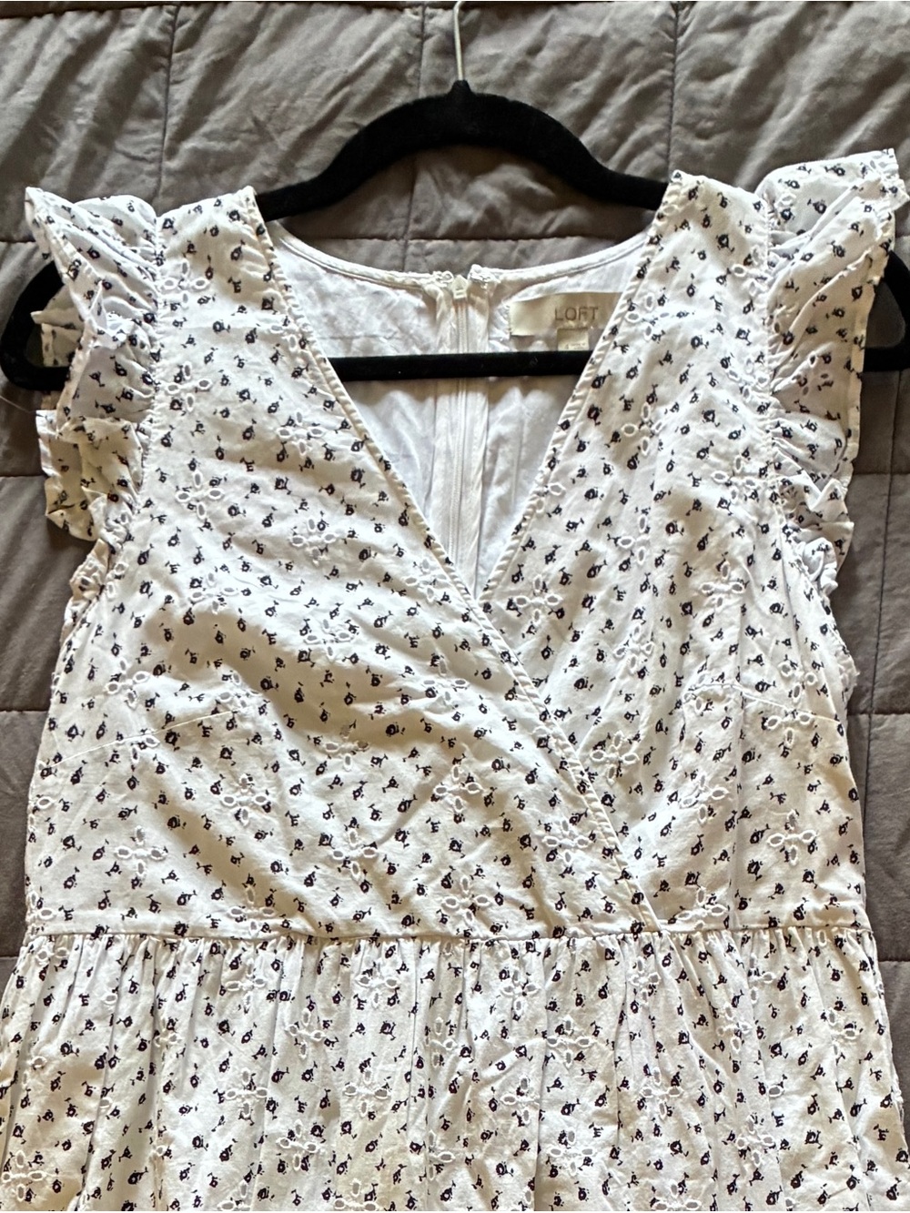 Loft sundress w eyelet detail